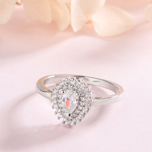 JaiDee Grace Sterling Silver Drip Ring