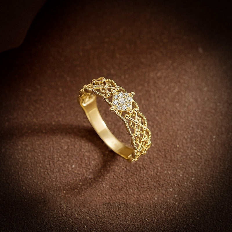 JaiDee Grace - 18K Pure Gold Eternal Weave Ring