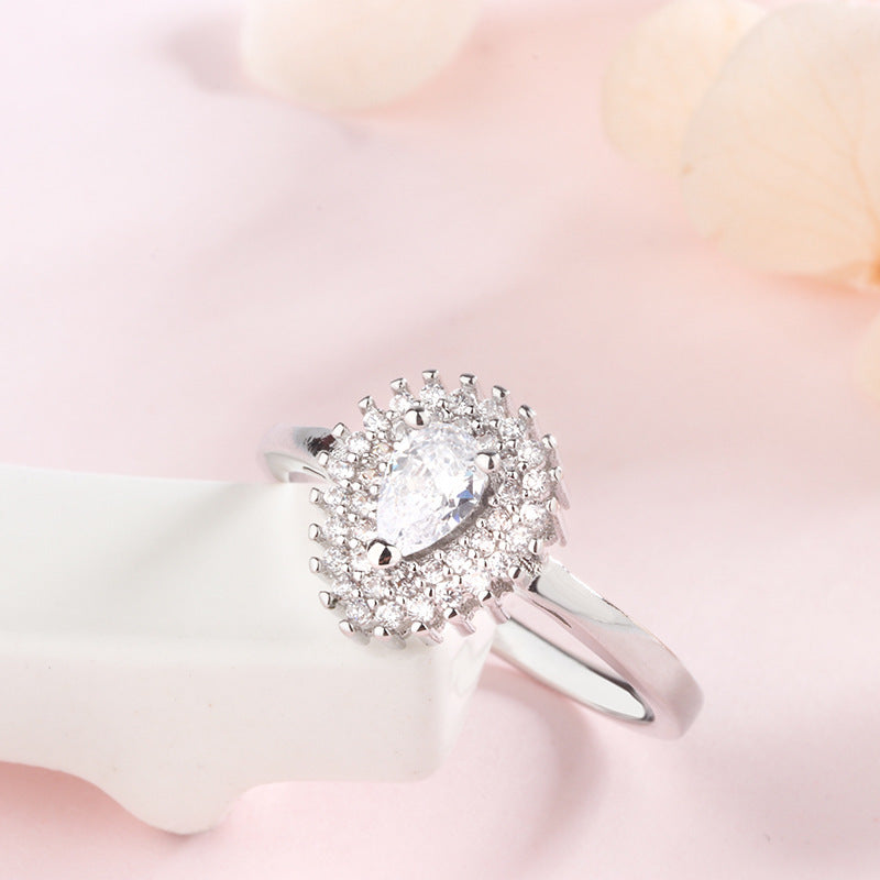 JaiDee Grace Sterling Silver Drip Ring