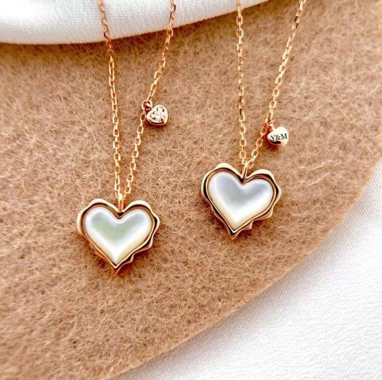 JaiDee Grace “Amour” Collar Love Chain Set – Minimalist Gold Necklace
